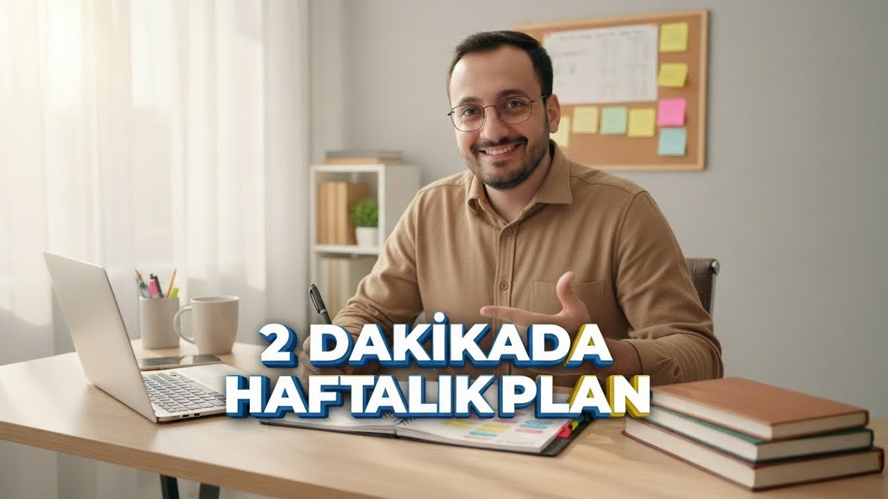 AGS İçin 2 Dakikada Haftalık Çalışma Planı | Google Tablolar 