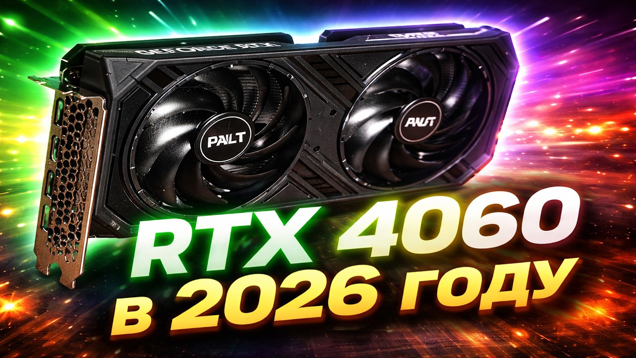 🖥RTX 4060 8gb В 2026 ГОДУ🖥| ОБЗОР И ТЕСТЫ ВИДЕОКАРТЫ