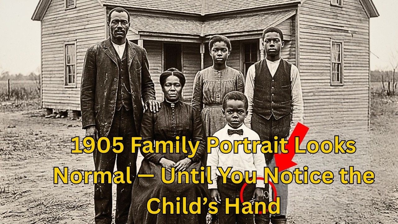 1905 Family Portrait Looks Normal — Until You Notice the Child’s Hand