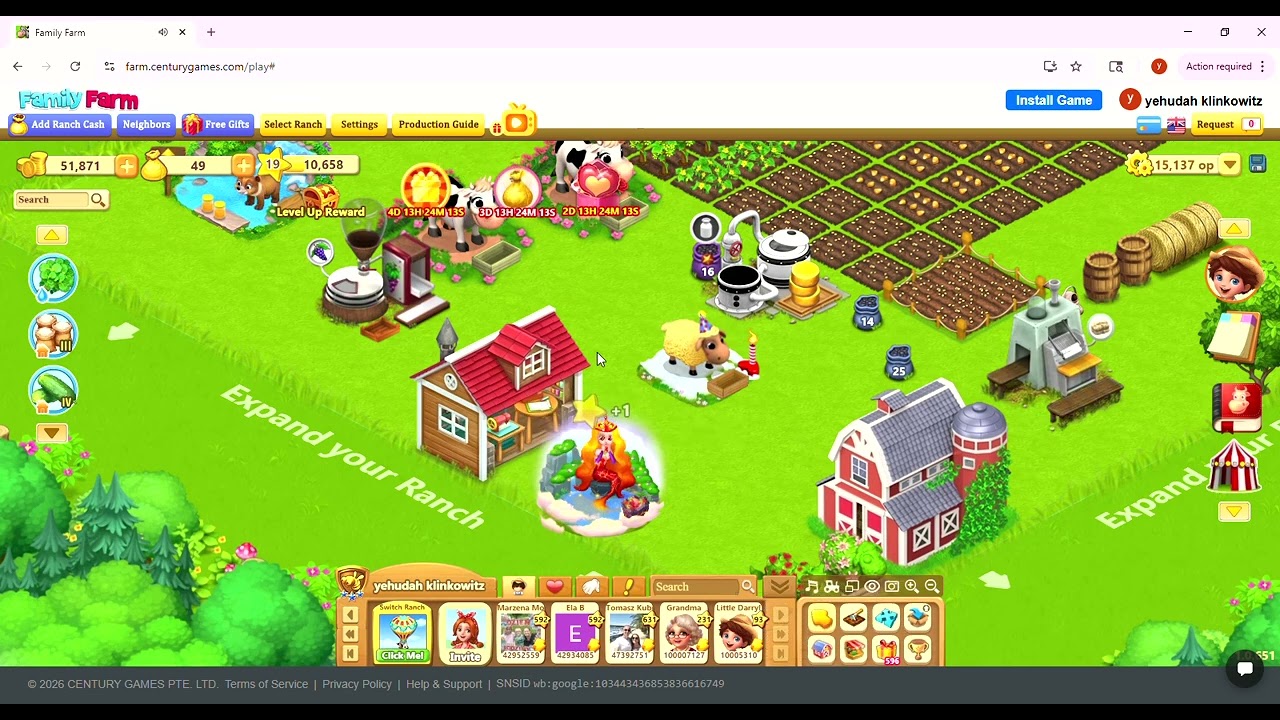 playing family farm