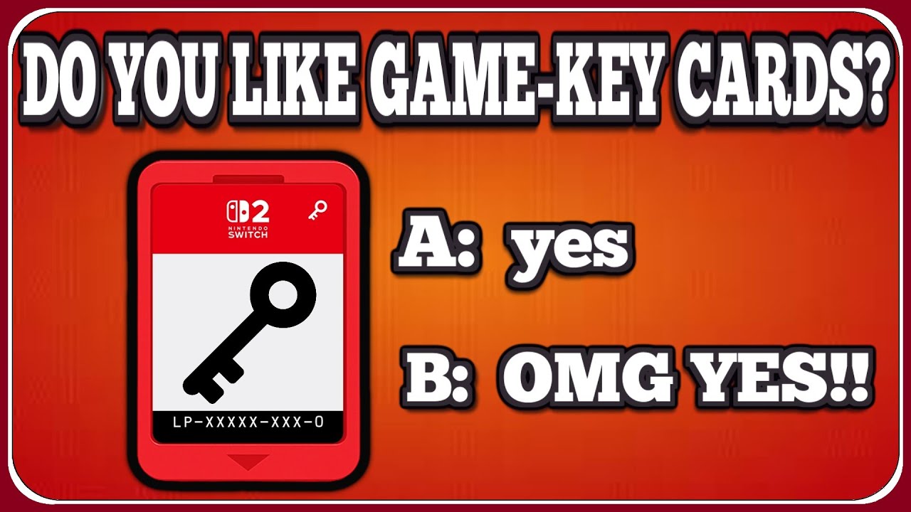Nintendo Switch 2 Game-Key Card Survey is a JOKE