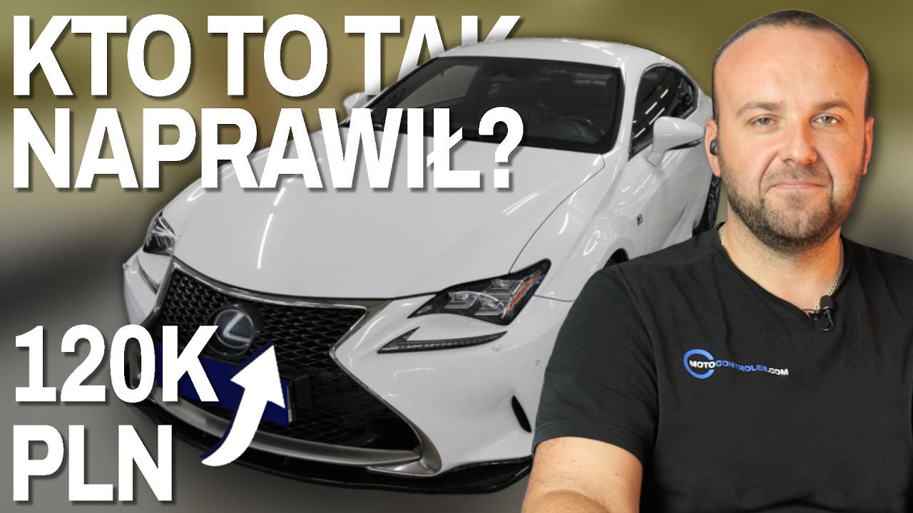 I ćwiartka wstawiona... - Lexus RC 300 2.0 Benzyna 245 KM 2018 rok 90000 km 120000 zł