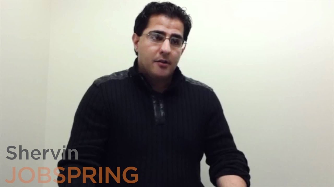 The Jobspring Experience - Shervin