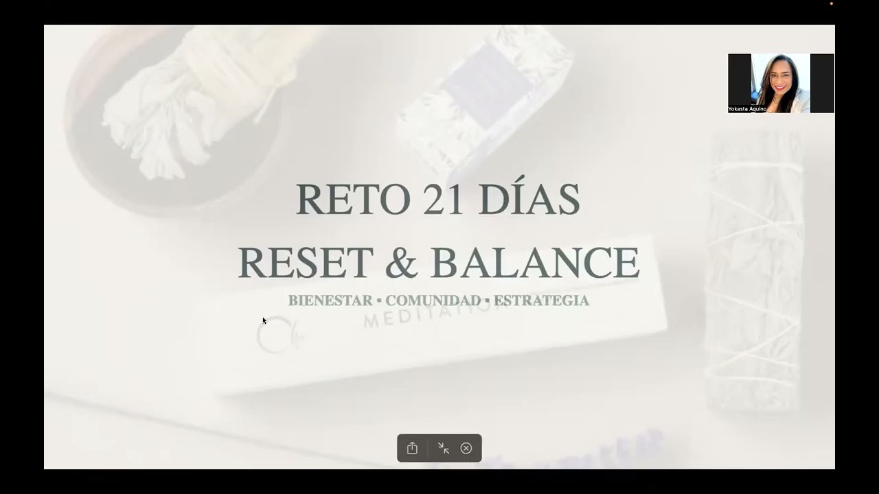 RESET AND BALANCE EXPLICACION RETO 21 DIAS