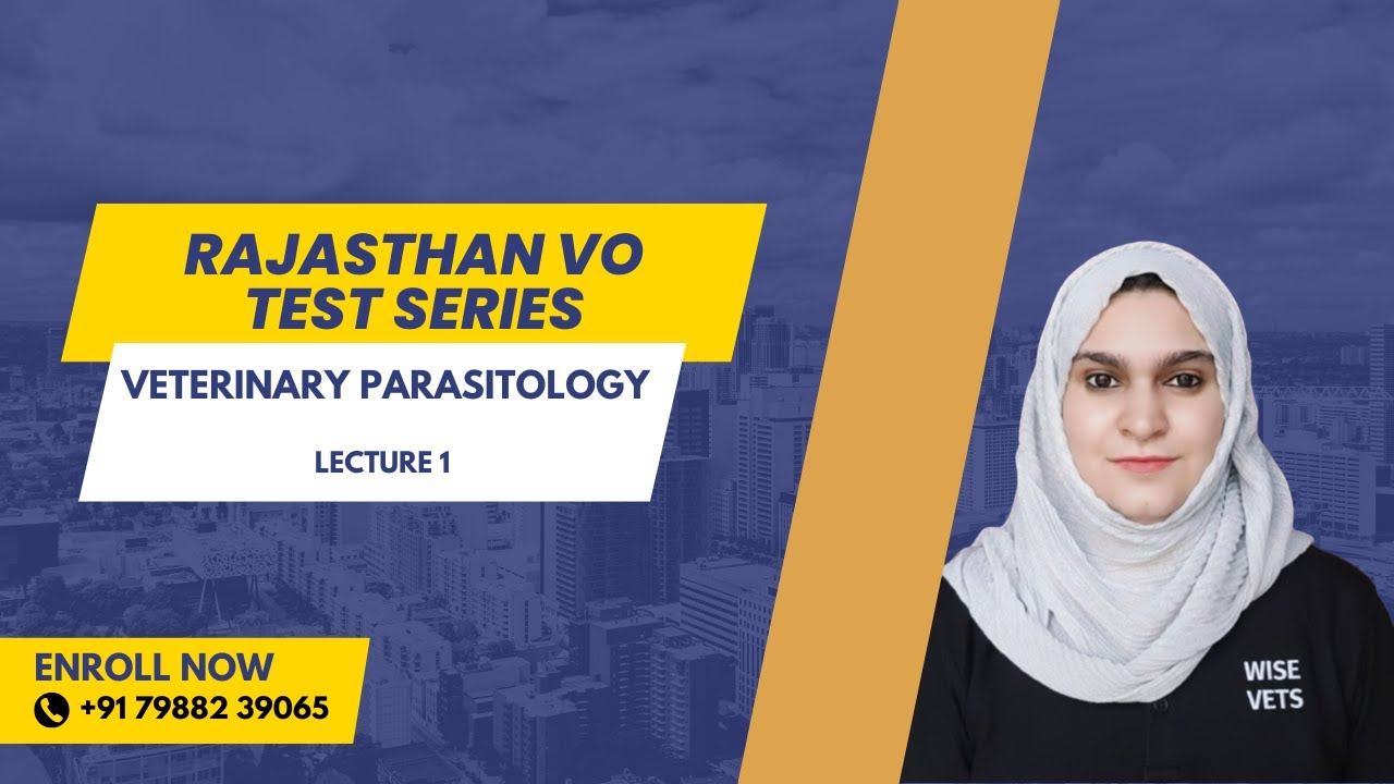 Veterinary Parasitology MCQ Test Series | Rajasthan VO • VAS Exams | WiseVets