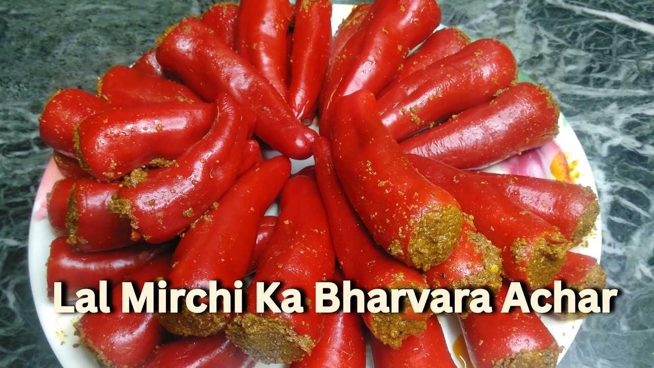 Teekha Chatpata Bharva Lal Mirchi Ka Achar | Dadi Nani Style Gaon Wala Achar Recipe | Rashmi Ka Ghar