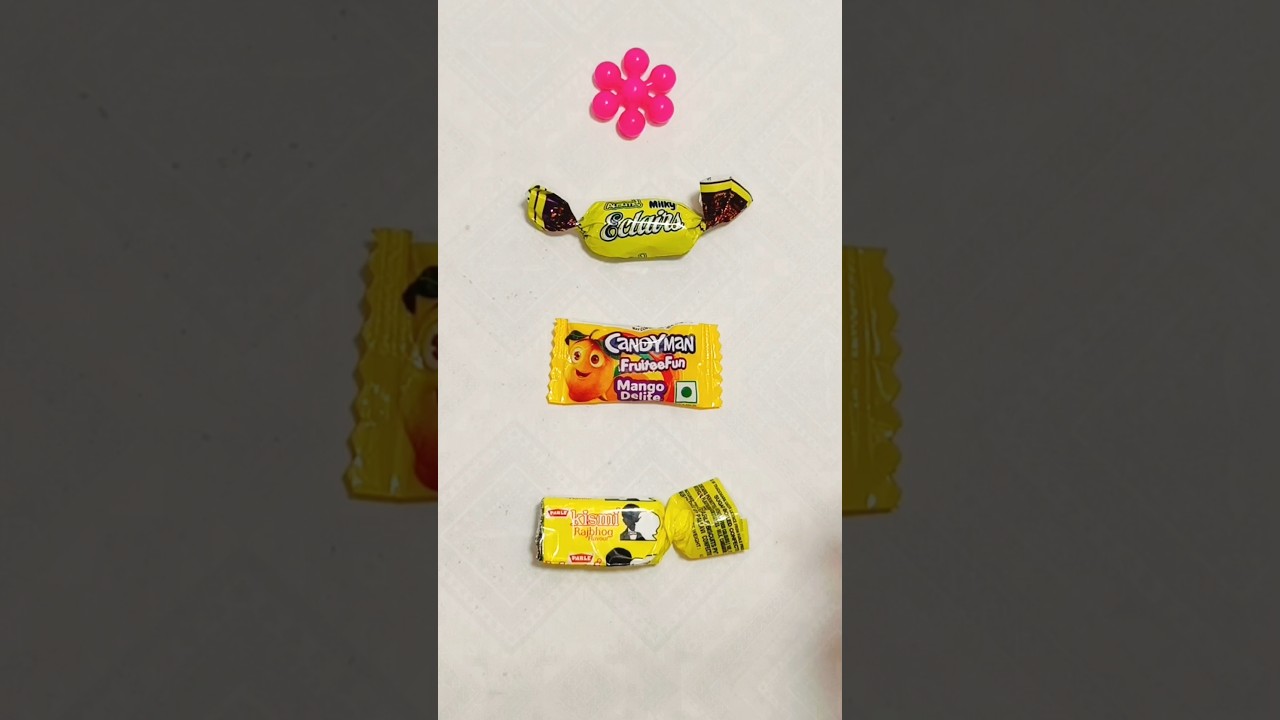 Satisfying ASMR 3 yellow 🟡 Candy Unboxing 🍬🍬 