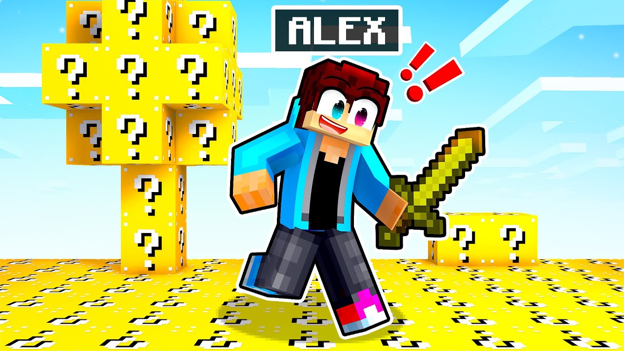 Lucky Block WERELD in Minecraft!