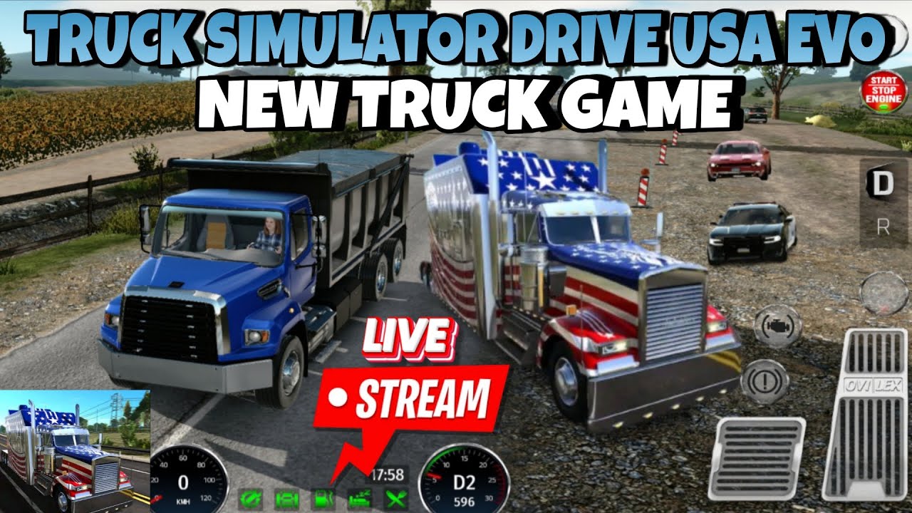 NEW TRUCK SIMULATOR DRIVE USA : EVO 😲🔥 | NEW TRUCK SIMULATOR GAMEPLAY LIVE #TSDU