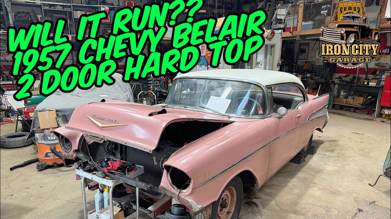 Will It Run?? 1957 Chevy Belair 2-Door Hardtop. Garage kept since ‘76!