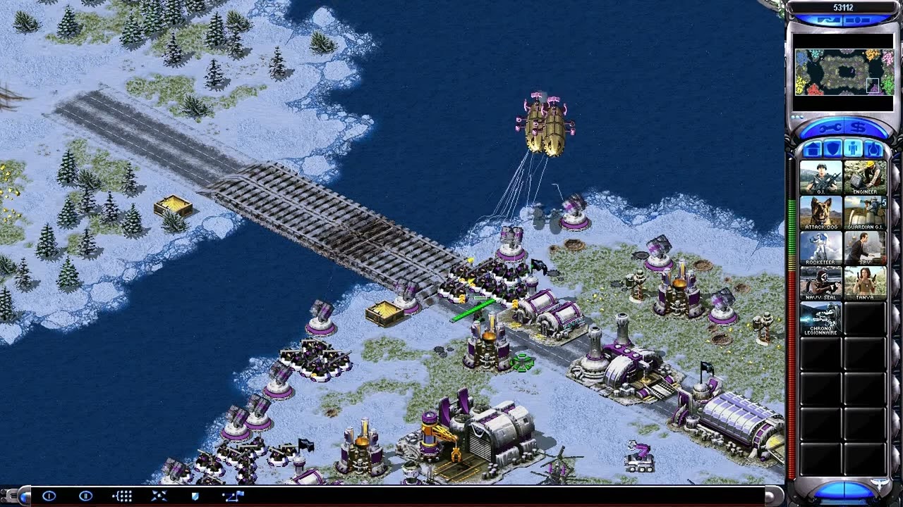 RA2YR1 082 Alliance V3 Launcher vs 7 brutal Iraq Arctic Circle nSW