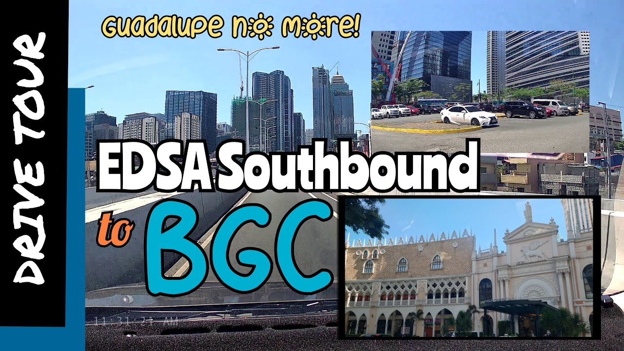 Driving EDSA to BGC Parking via Kalayaan Bridge + Venice Canal Mall Parkings