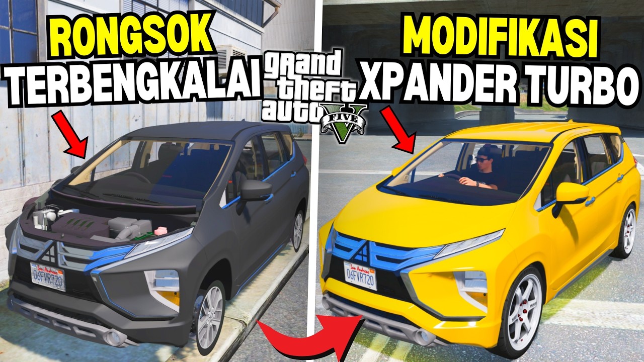 Aku Menemukan Mobil Xpander Langka Rongsok Terbengkalai di Kota - GTA 5 MOD