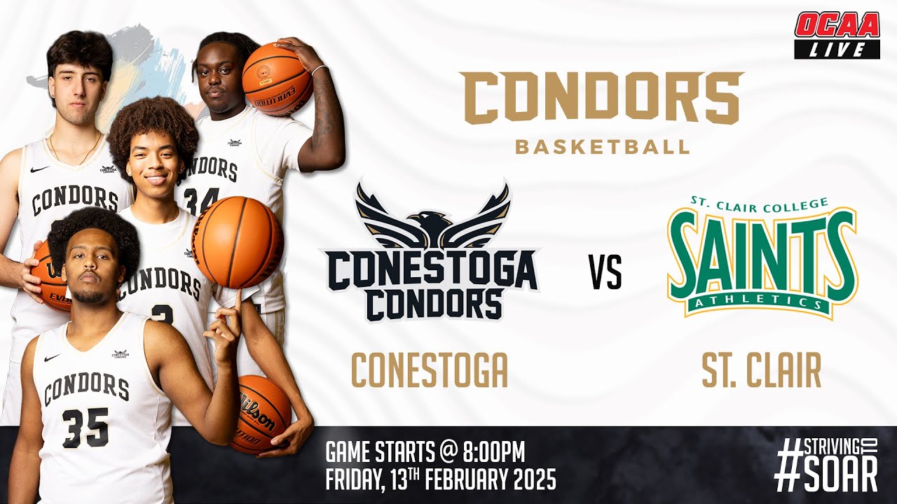 OCAA Men's Basketball 🏀 St. Clair @ Conestoga [2026/02/13]