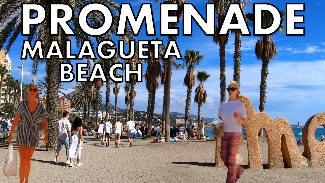 MALAGA CITY Walking Tour - Malagueta Beach - October 2025 - Spain