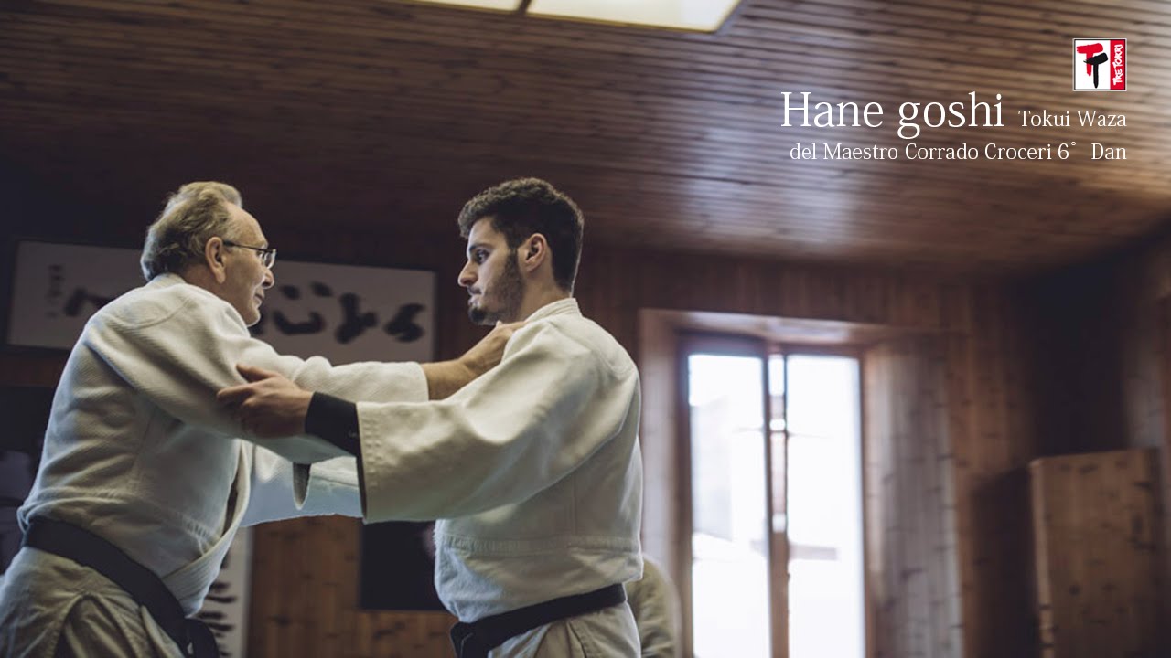 The Hane goshi of the Judo Master Corrado Croceri, 6th Dan