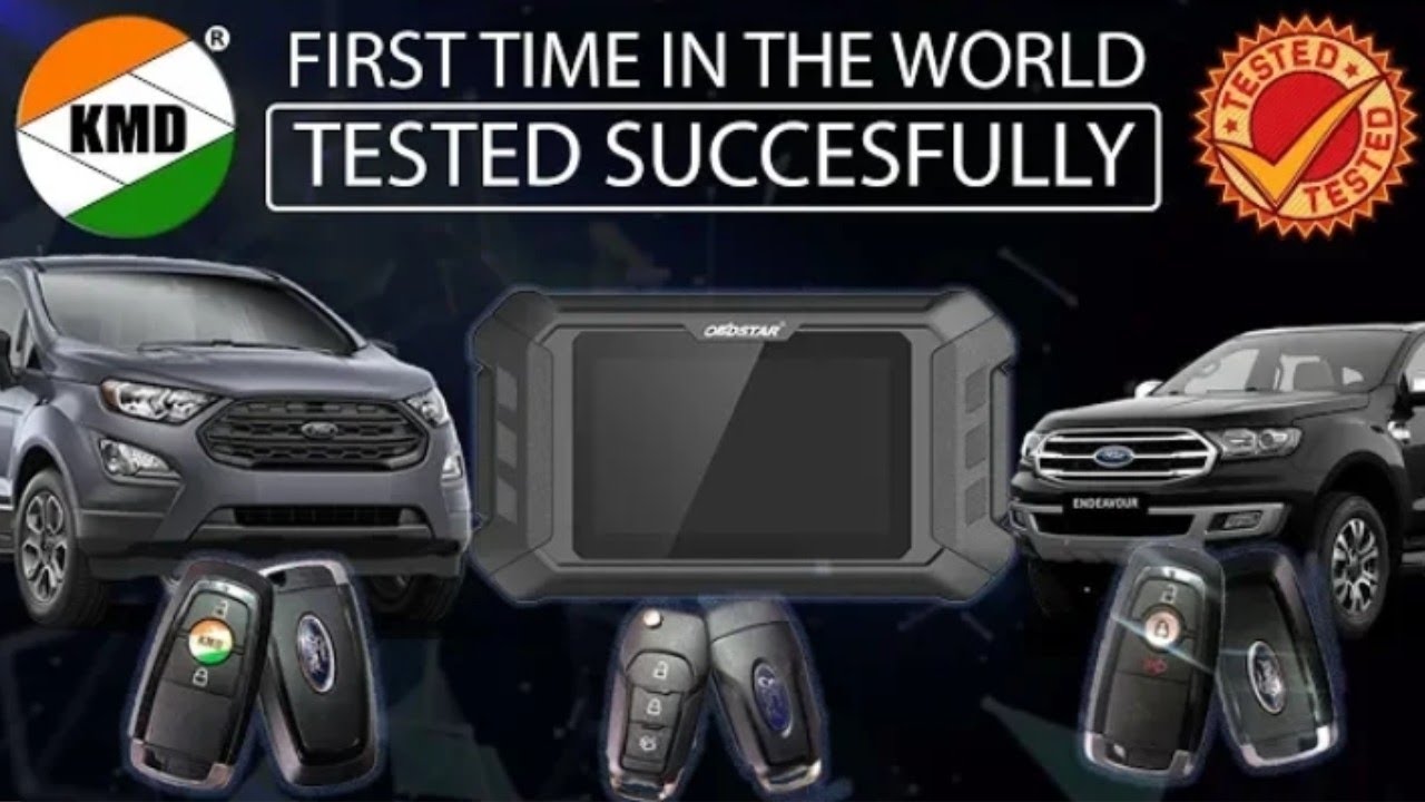 Ford figo aspire 2020 all key lost KD smart key programming by KMD DP5 & KD X2