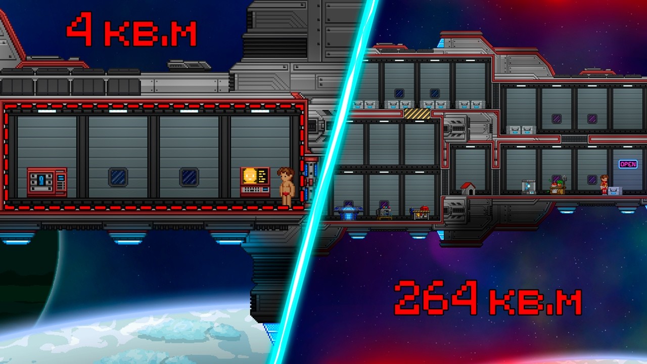 ОНО РАСТЕТ В КОСМОСЕ STARBOUND!