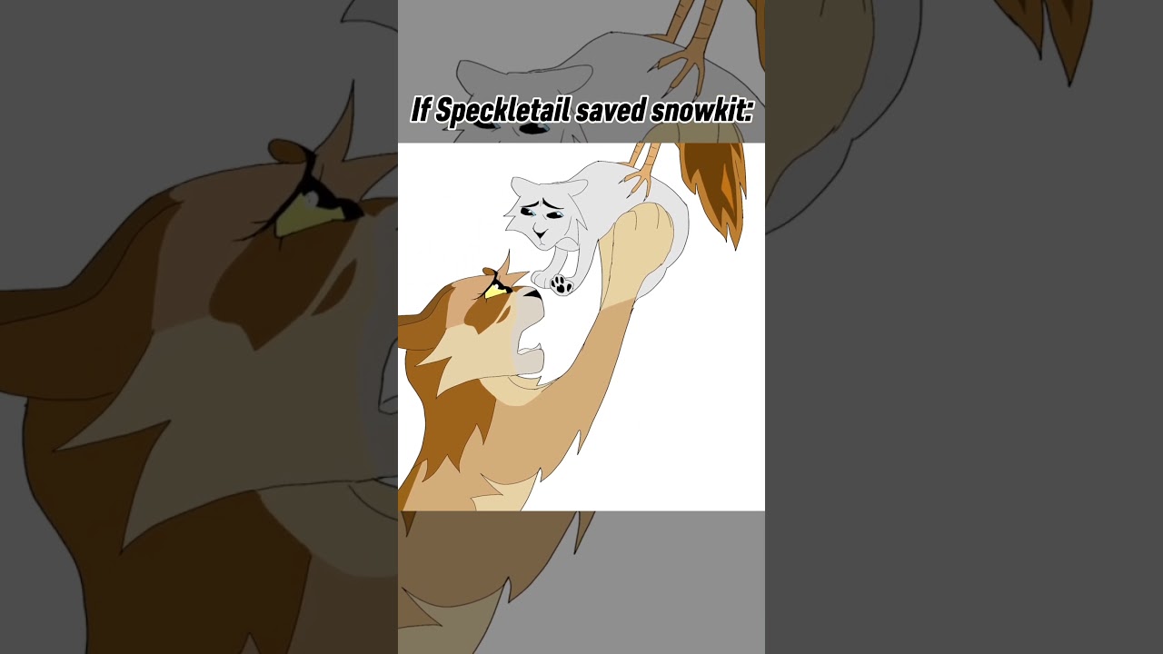 If speckletail saved snowkit #warriorcats