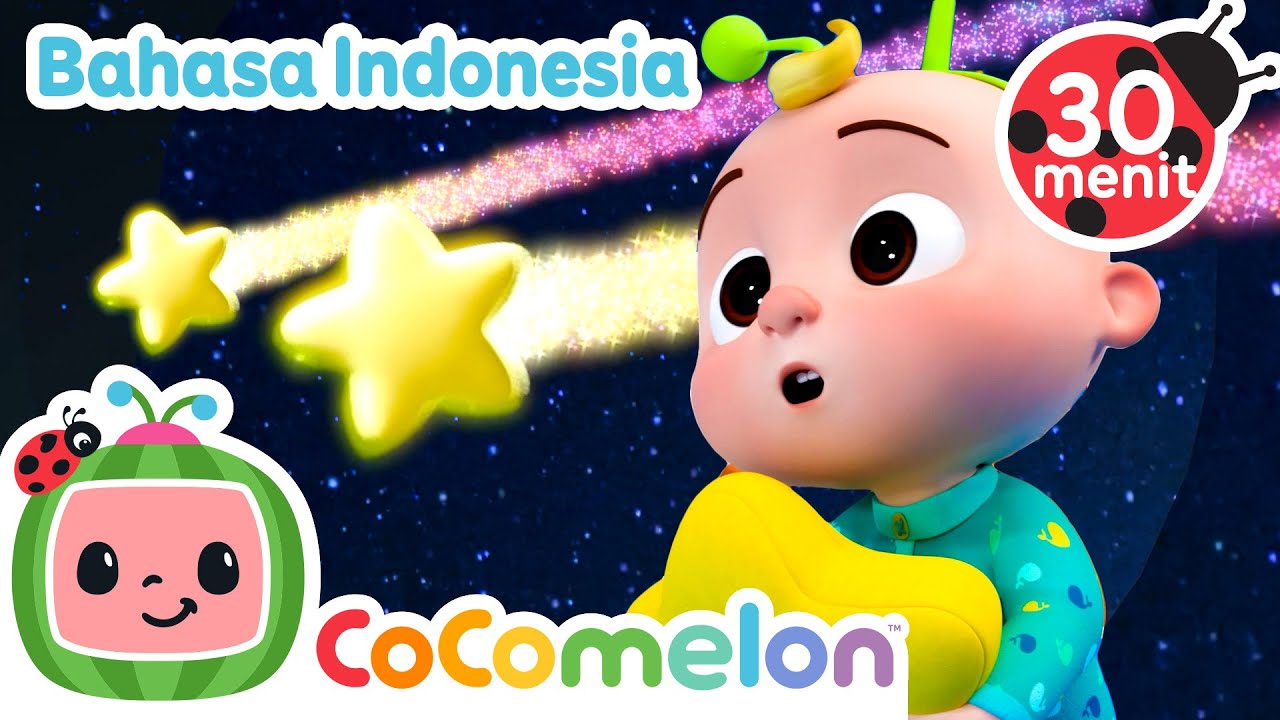 Bintang Kecil yang Berkilauan | CoComelon Bahasa Indonesia - Lagu Anak Anak | Nursery Rhymes