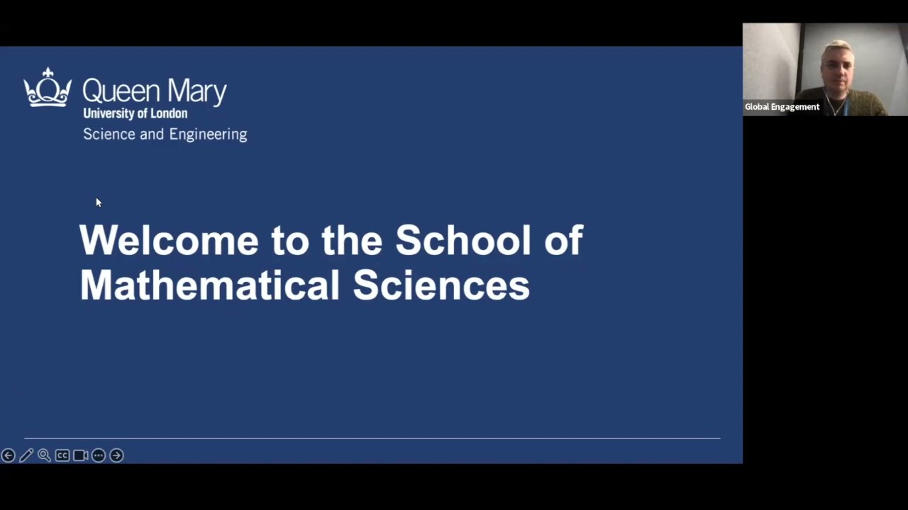 An Introduction to the School of Mathematical Sciences at Queen Mary University of London