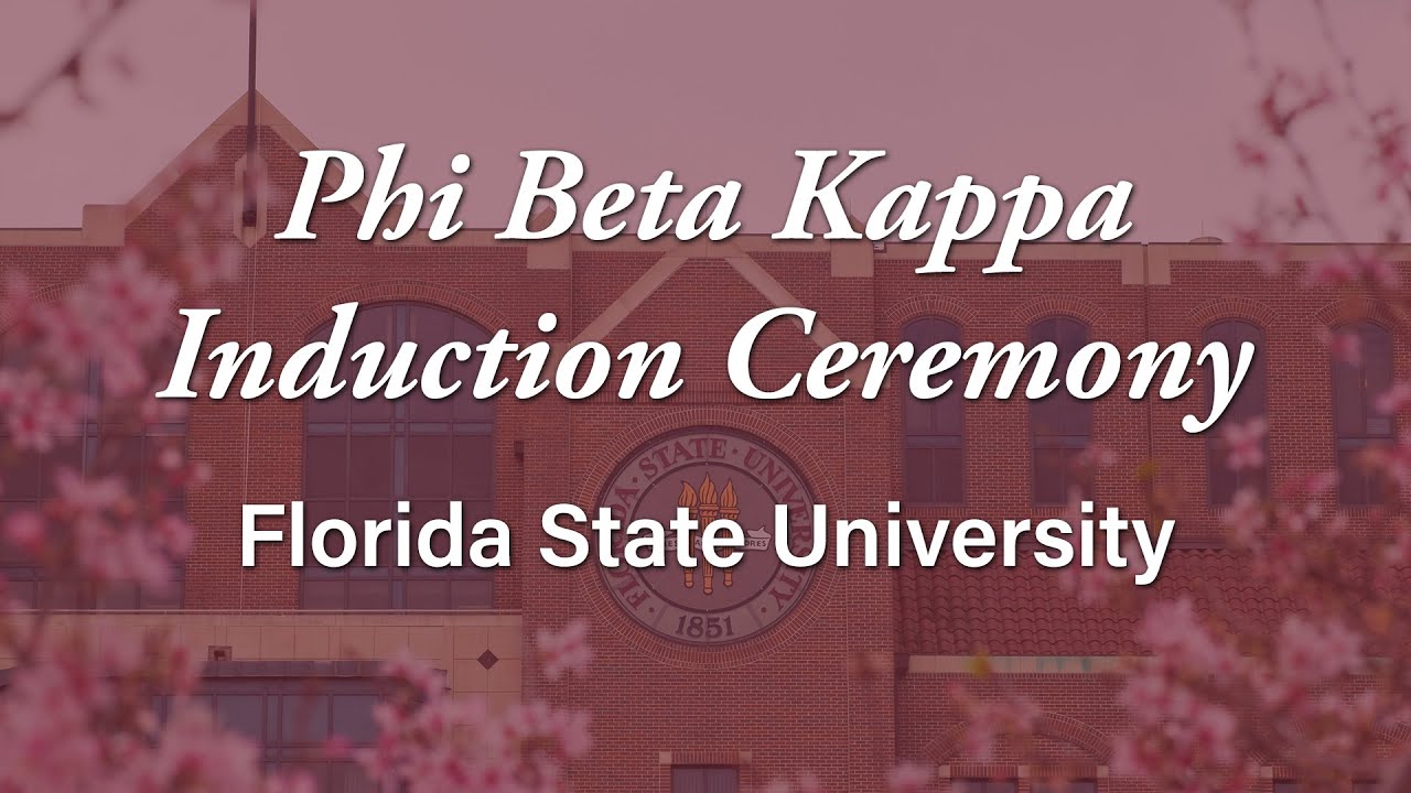 2024 Phi Beta Kappa Induction Ceremony | Florida State University | April 27, 2023