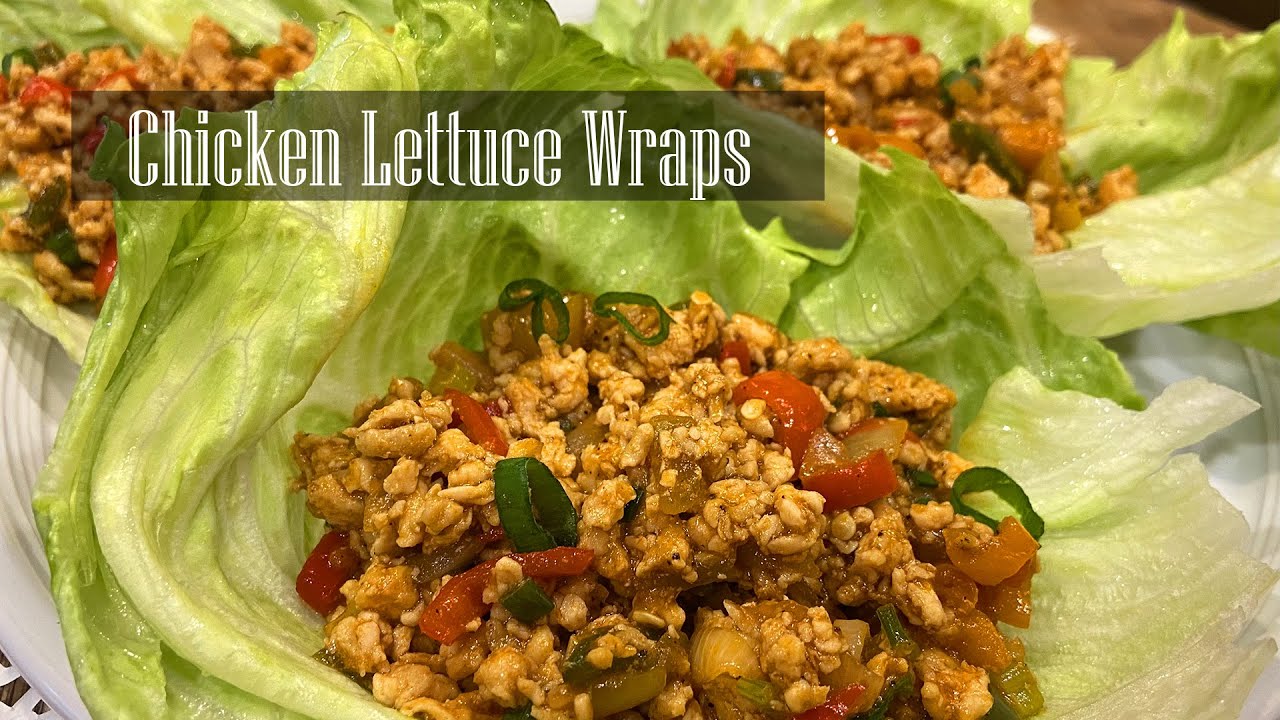 Chicken Lettuce Wraps || Asian Chicken Lettuce Wraps Recipe - RKC