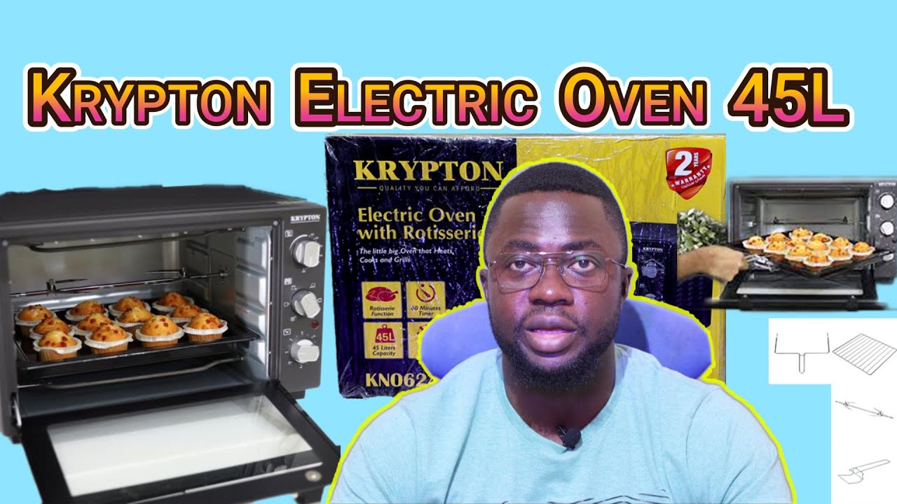 Krypton electric oven 45L Unboxing