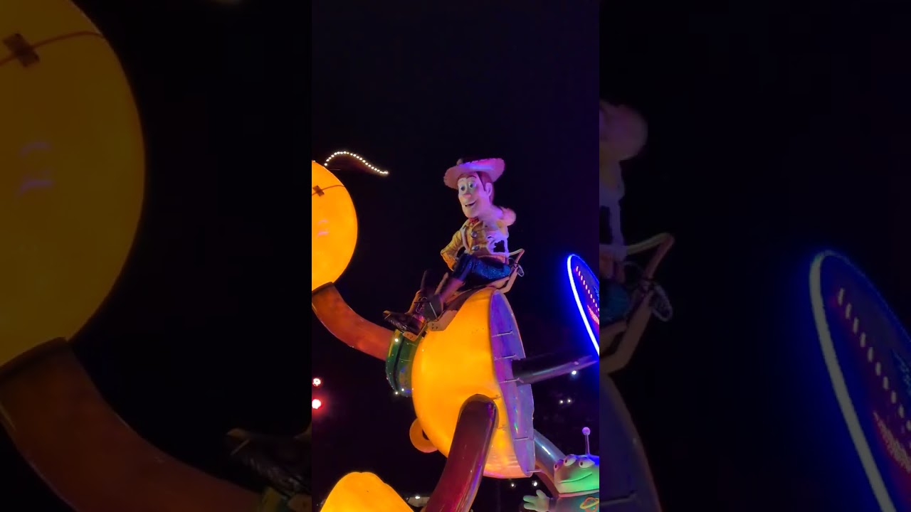 Disney Parade at night 