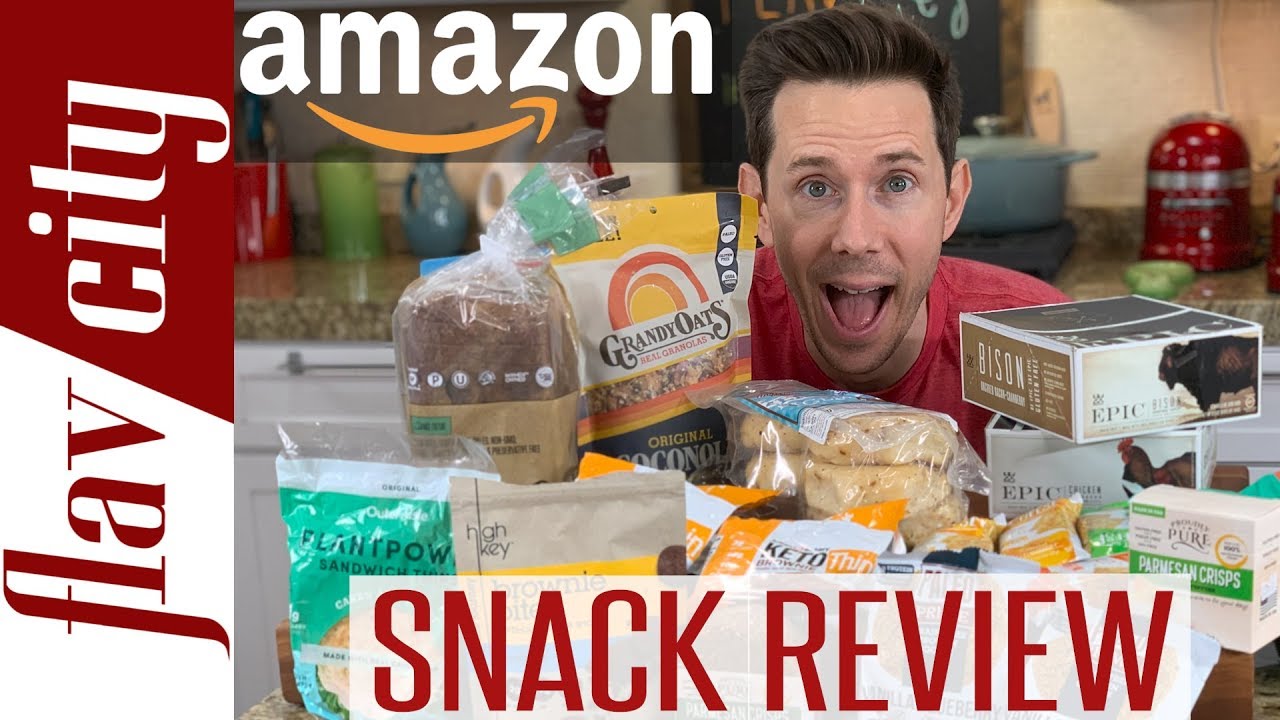 15 Most Popular Healthy Snacks On Amazon Reviewed - Keto, Paleo, & More!