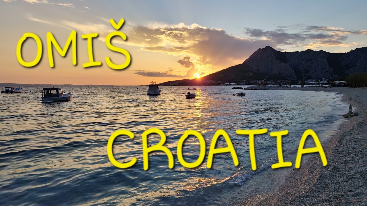 Omiš Croatia - Fortress,Beach and City by Dron 2024