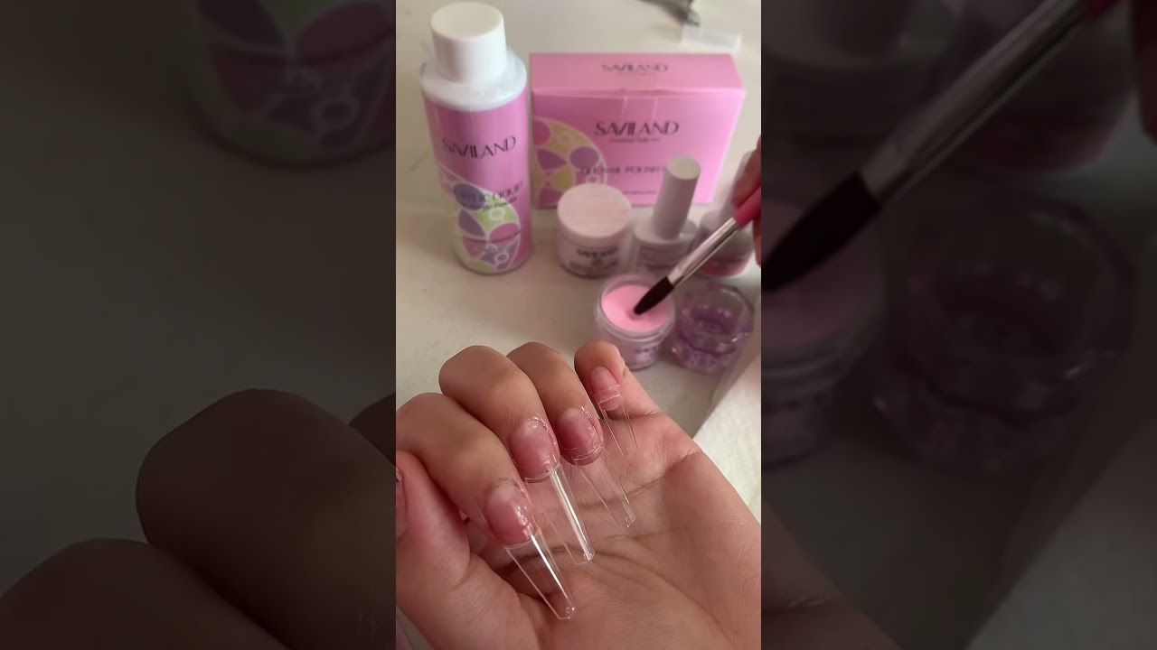 All-in-one nail kit for beginners: my honest review & tutorial😍#nails #savilandnailkit #beginners