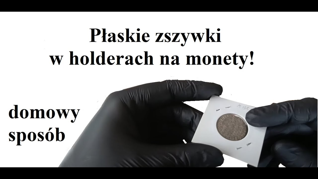 Jak zszywać na płasko holdery na monety?✉️