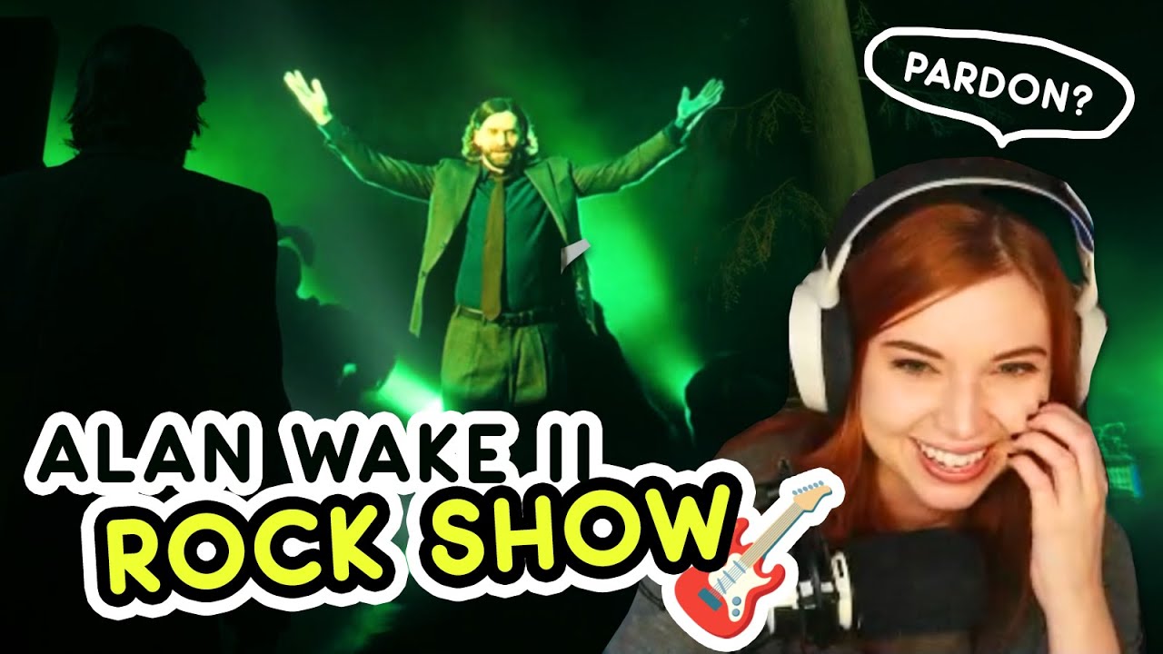 reacting to the Alan Wake II ROCK SHOW sequence