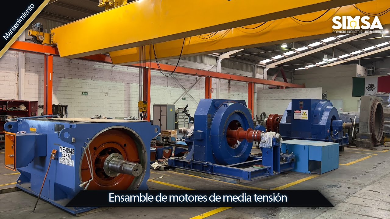 MANTENIMIENTO | Ensamble de motores de media tensión