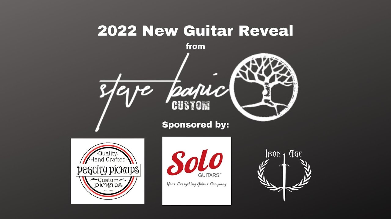 Steve Baric Custom & Pegcity Pickups 2022 LUONNOTAR Guitar Build Playthrough