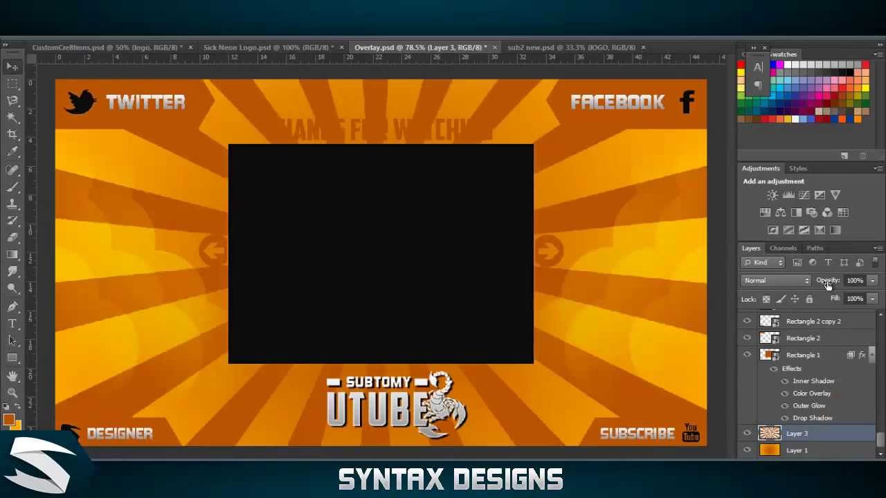 Speed Art // SubToMyUTube Outro