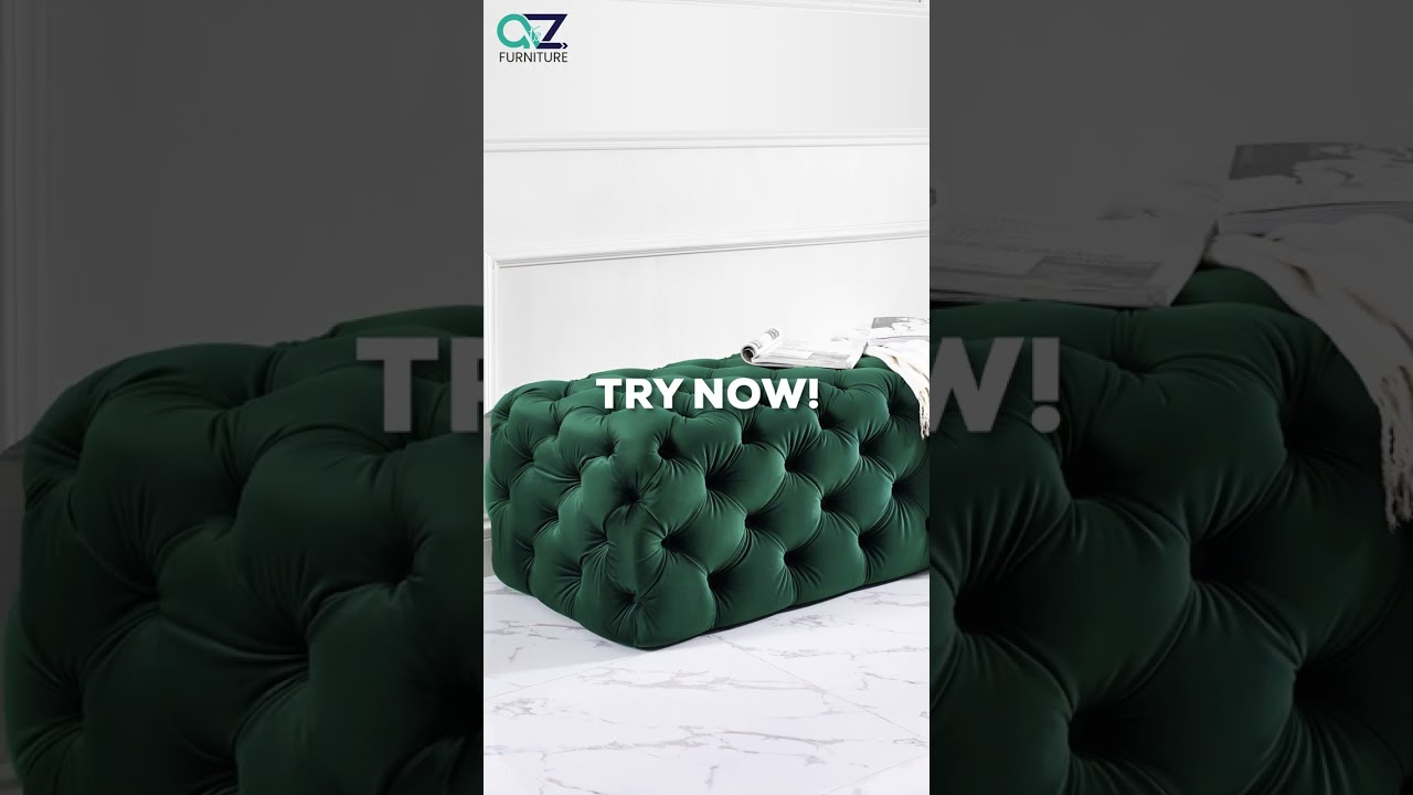 Elevate your comfort and style! A to Z Furniture ottomans: The perfect finishing touch for any room.
