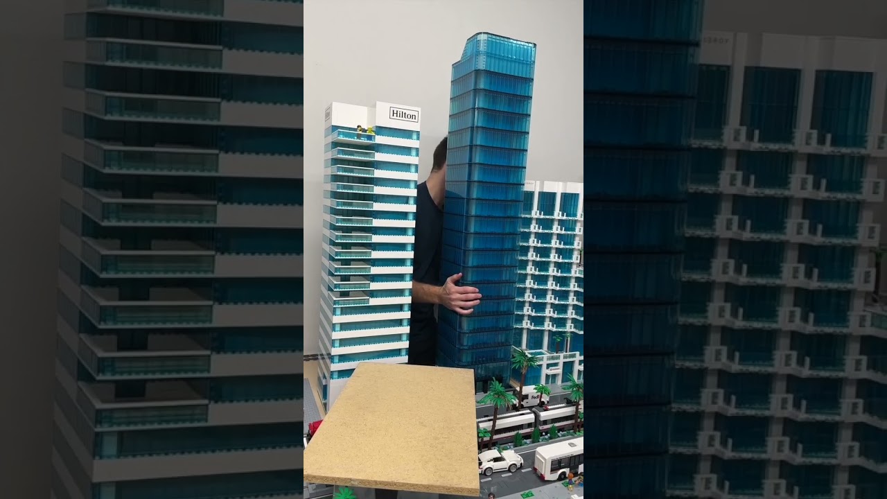 Tallest LEGO Skyscraper Yet! #shorts