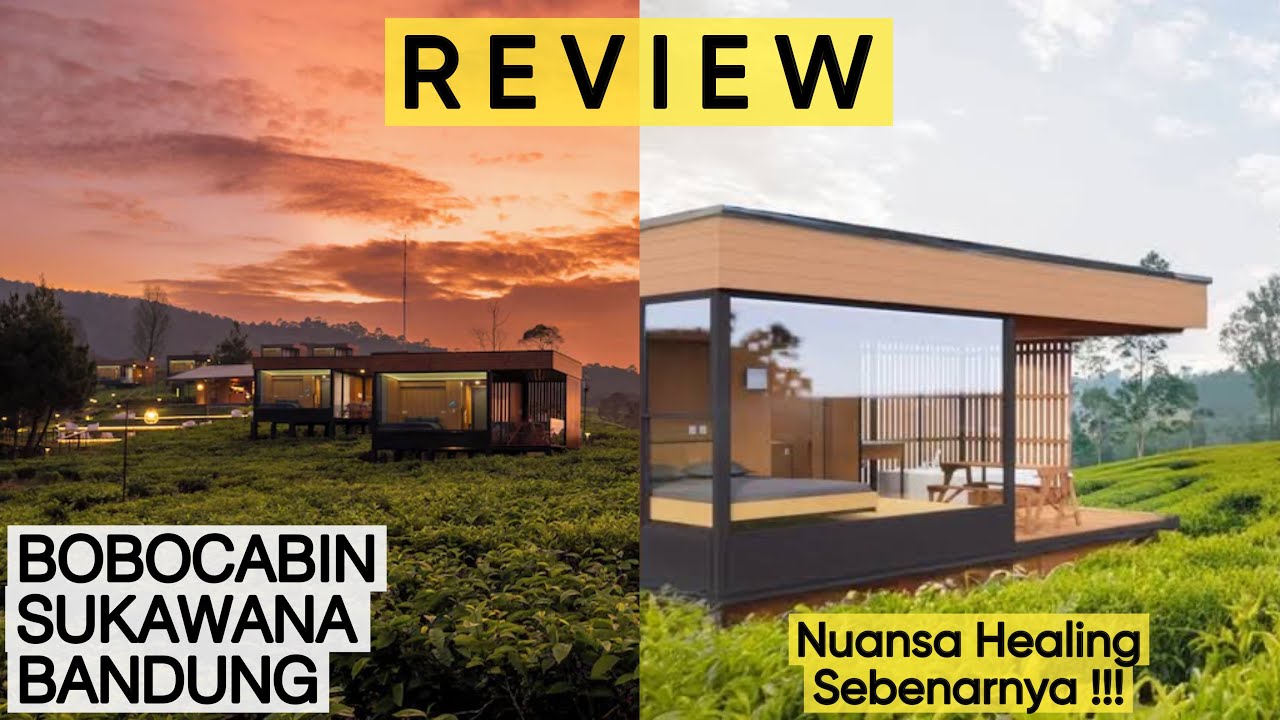 Menginap atau Staycation di Bobocabin Sukawana Bandung , VIEW BAGUS dan NUANSA HEALING SEBENARNYA ‼️