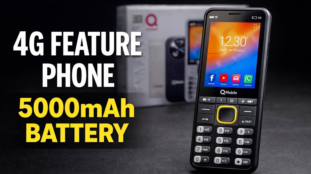 QMobile 4G Power ASMR Unboxing 📦