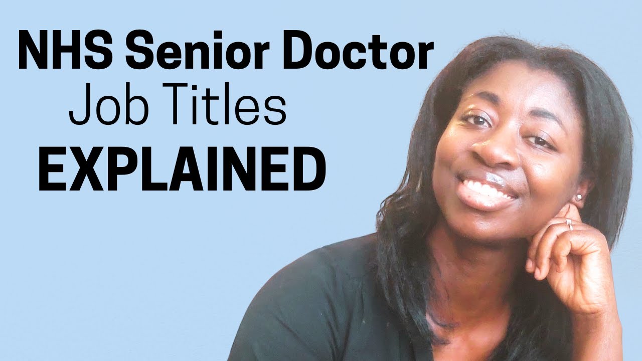 IMG Doctor - NHS registrar/middle grade/specialty doctor/associate specialist job titles EXPLAINED