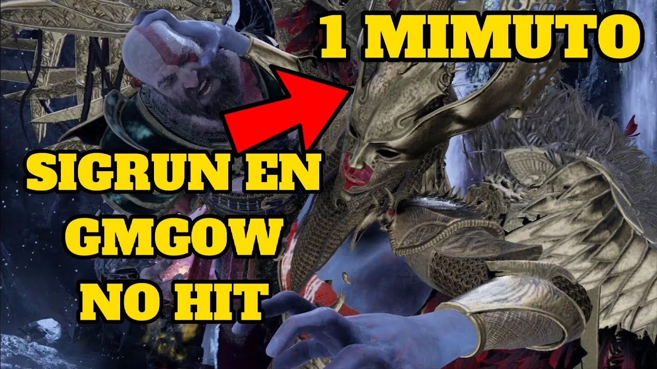 SIGRUN EN 1 MINUTO GMGOW, NO HIT, DIFICULTAD M&Aacute;XIMA, SIN RECIBIR DA&Ntilde;O!!! PS5 60FPS