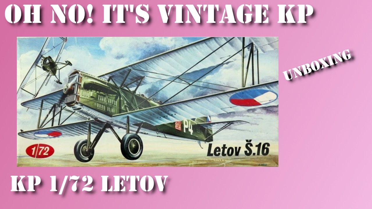 Винтажная модель KP! | Letov &Scaron;-16 в масштабе 1/72 | Распаковка