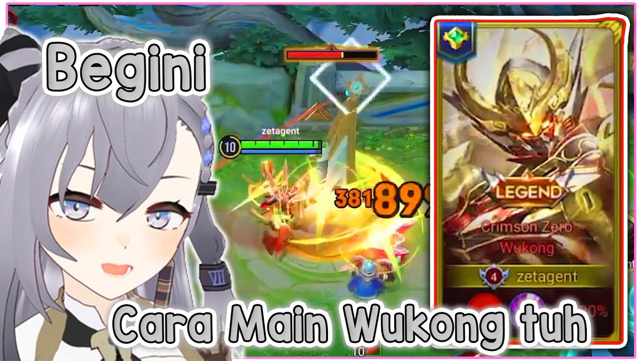 Zeta Ketika Pertama Kali Nyentuh HoK & Wukong, PT. Bongkar turet wkwk..【Vestia Zeta | Clips】