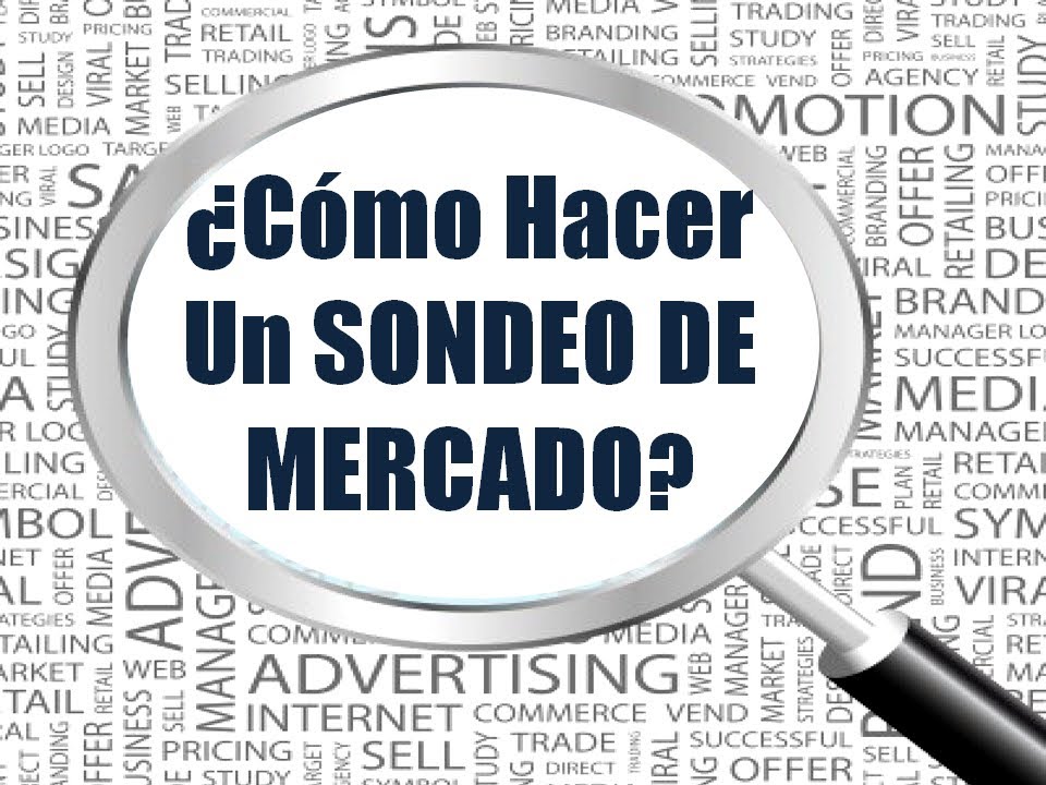 Como Hacer Un Sondeo De Mercado: Curso de Marketing