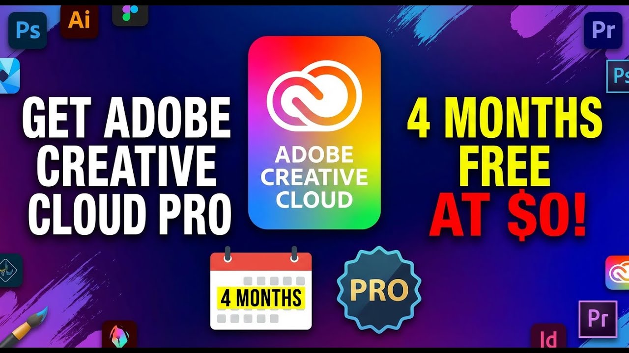 How to Get Adobe Creative Cloud Pro FREE for 4 Months (2026)