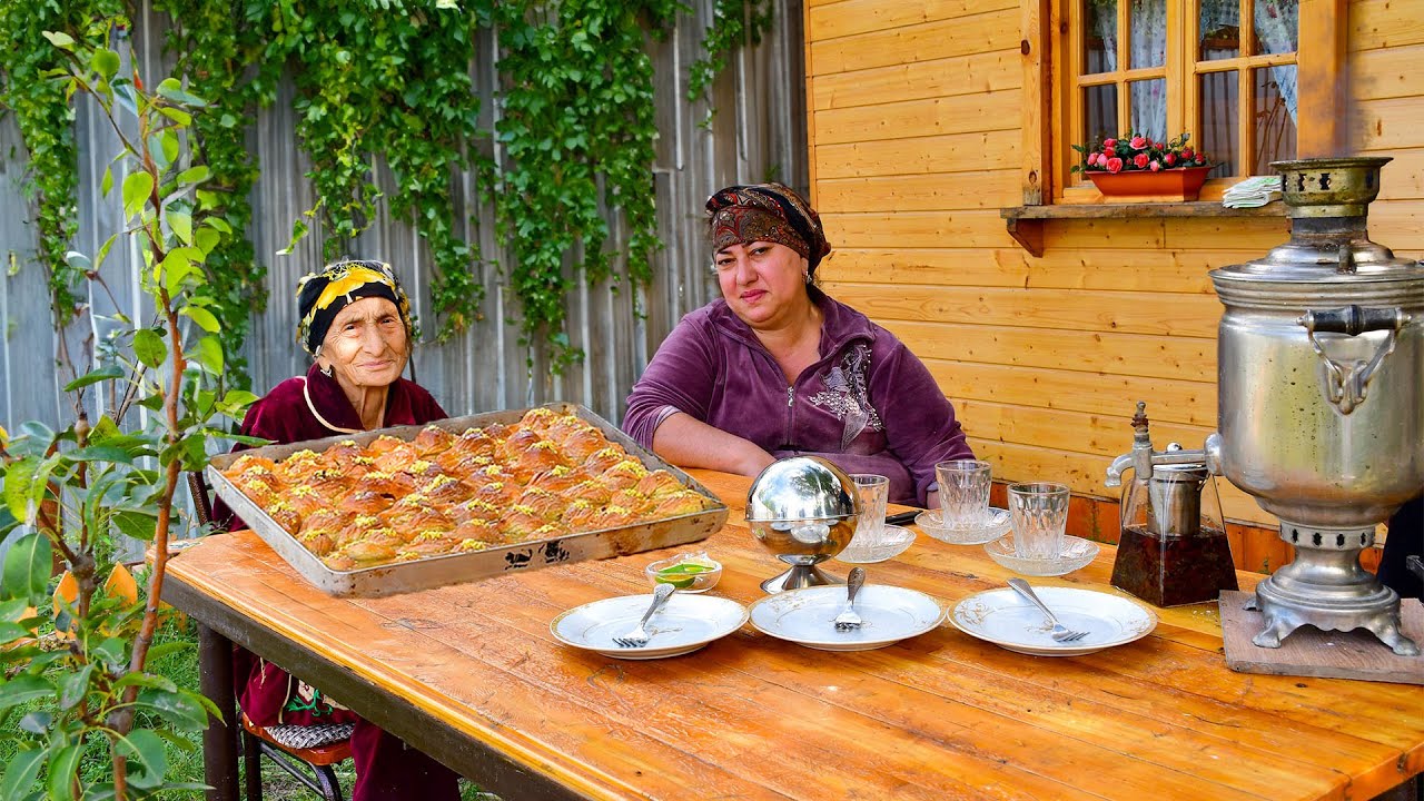 Приготовление традиционной турецкой пахлавы из мидий! Бабушкин секрет вкуса