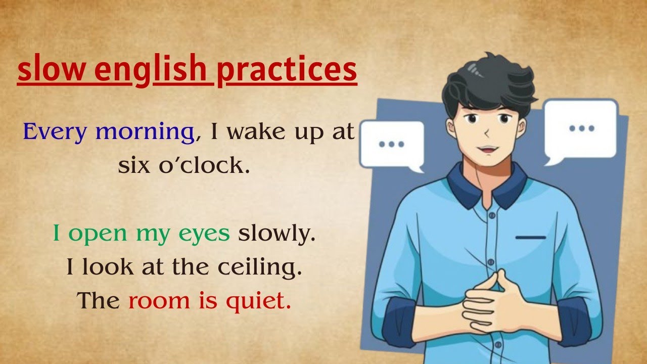 English Shadowing Practice for Speaking | Slow English Practices | Learn English Naturally