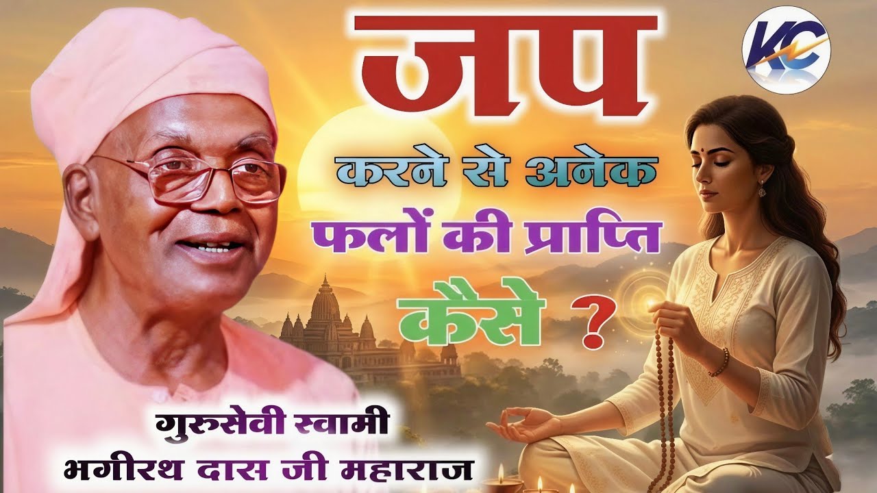  जप करने से अनेकों फल की प्राप्ति कैसे ?, चमत्कारी प्रवचन ! गुरुसेवी स्वामी भगीरथ दास जी महाराज। 